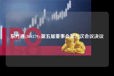 东方通(300379):第五届董事会第九次会议决议