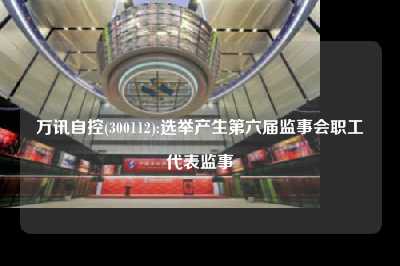 万讯自控(300112):选举产生第六届监事会职工代表监事